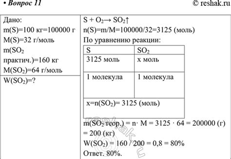 Важные представители So2 оксида