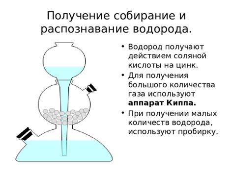 Влияние соляной кислоты на цинк