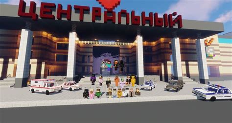 Основные достопримечательности виртуальной Уфы на карте Minecraft