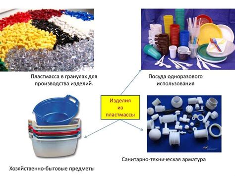 Пластмасса: сферы применения, формообразование, преимущества