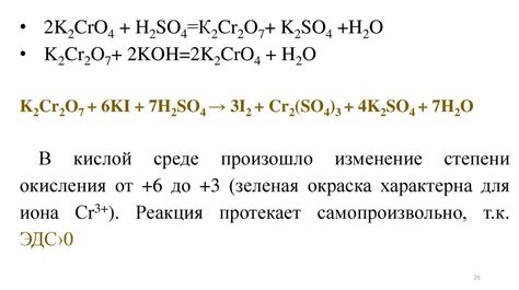 Реакции окислительно-восстановительного процесса с участием металлов