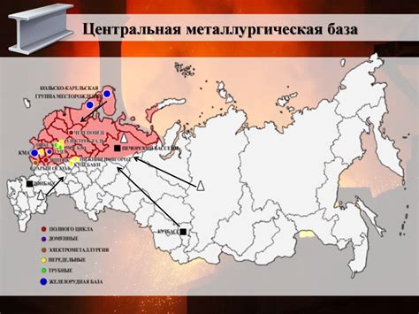 Центральная Металлургическая База: область разработок