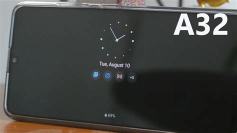 Активация Always On Display на Samsung A32