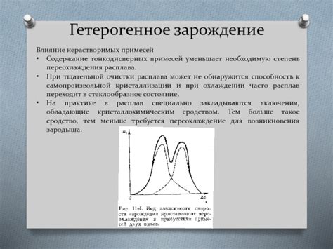 Влияние реакции на расплав