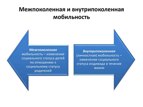 Внутрипоколенная мобильность: суть и принципы