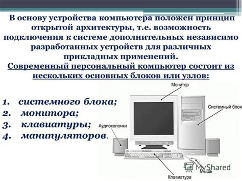 Возможность подключения различных устройств