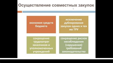 Возможность совместных заказчиков