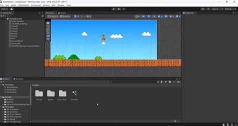 Выбор и загрузка изображений для создания сцены в движке Unity 2D