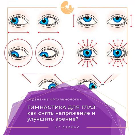 Гимнастика для глаз в домашних условиях