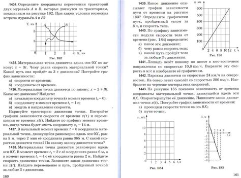 Графическое представление скорости и перемещения в движении