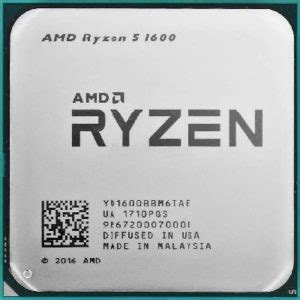 Графическое ядро у процессора Ryzen 5 1600