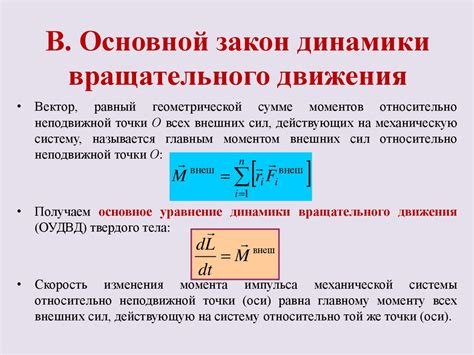 Движение твердых тел и его понимание через влияние динамики