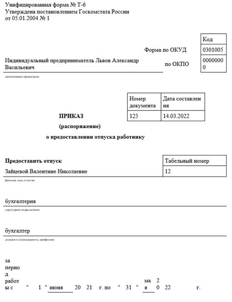 Законодательная база отпусков для ИП