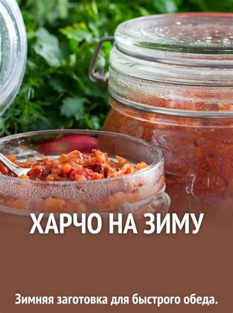 Запасайся вкусным харчо на зиму шаг за шагом