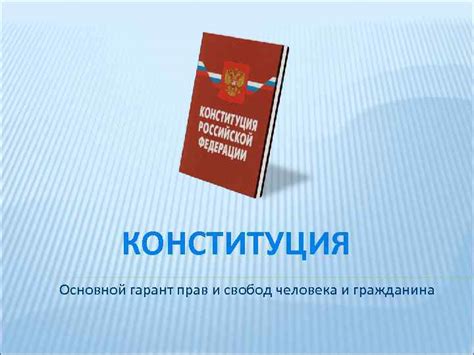 Защита прав и свобод граждан: нерушимый гарант их осуществления