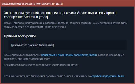 Значимость осведомленности о статусе блокировки в платформе Steam