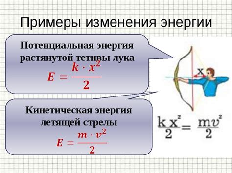 Изменение кинетической и потенциальной энергии в процессе столкновения