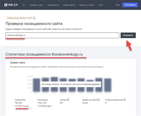 Изучить статистику посещаемости