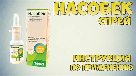 Инструкция по применению: Насобек и Нозефрин