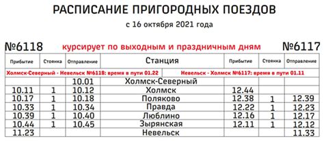 Информация о расписании поездов