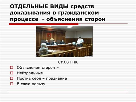 Использование доказательств и юридических аргументов в процессе апелляции