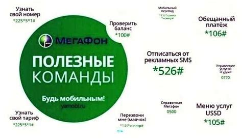 Использование USSD-команды для отключения уведомлений о пребывании в сети Мегафон