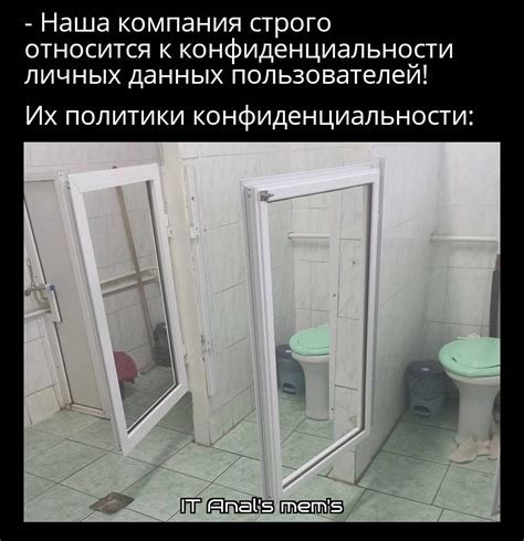 Конфиденциальность личных данных