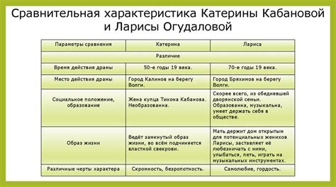 Конфликт Катерины и Кабановой