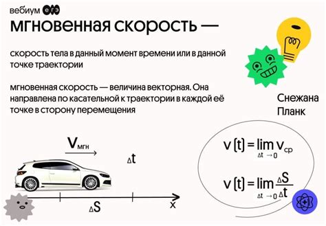 Мгновенная и средняя скорость в физике