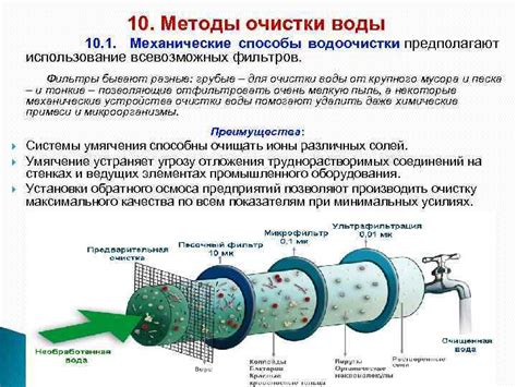 Меры для очистки речной воды