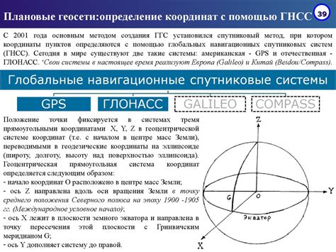 Методы определения координат