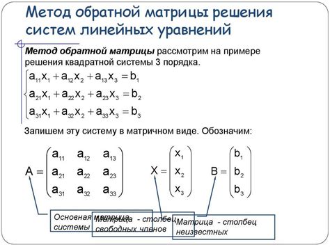 Методы проверки совместности матриц