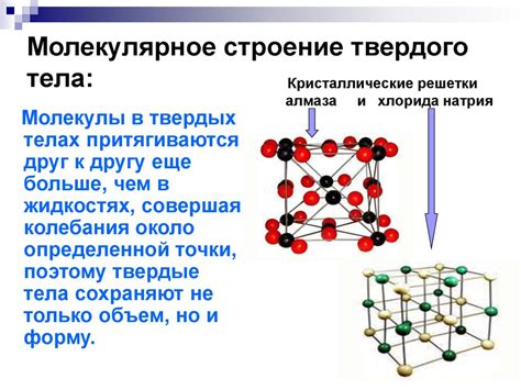 Молекулярная структура атомистических единиц Твердого йода