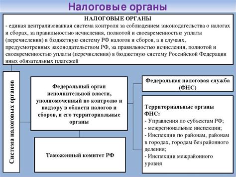 Налоговая система и налоговые обязанности