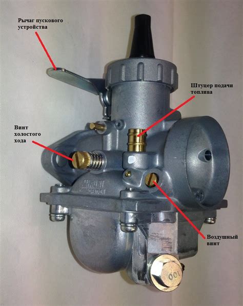 Настройка состава топливной смеси на карбюраторе