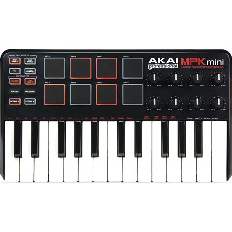 Настройки Akai MPK Mini: основные параметры