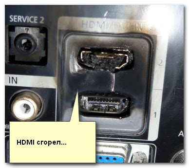 Неисправность порта HDMI на портативном компьютере