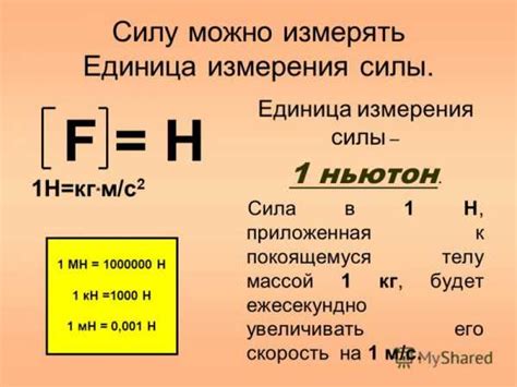 Ньютон как единица измерения