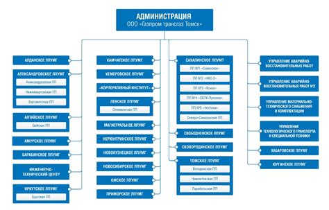 ОАО "Газпром": иерархия руководства