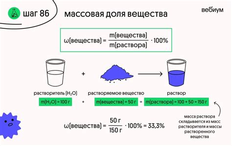 Объем и масса в жидкостях