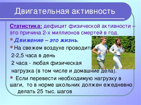 Ограничения в образе жизни и физической активности