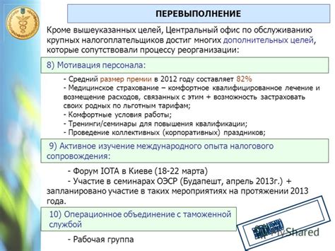 Оперативные меры по обслуживанию налогоплательщиков