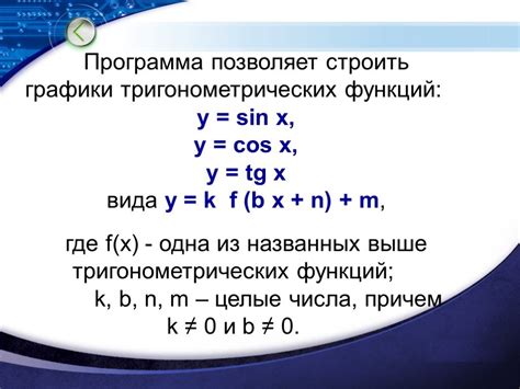 Операции с тригонометрическими функциями в геометрическом контексте