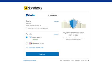 Оплата через PayPal в грузинских интернет-магазинах