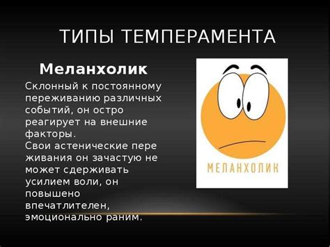 Определение и основные черты холерика