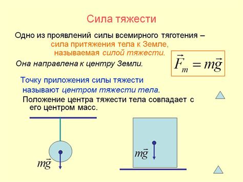 Определение силы тяжести и натяжения нити при вращении