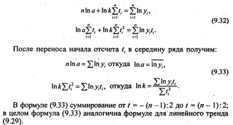 Оптимальные значения параметров