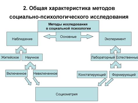 Основные параметры, изучаемые при исследовании