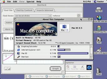 Основные характеристики Mac OS