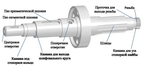 Основные элементы вала